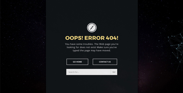 Oops Error 404