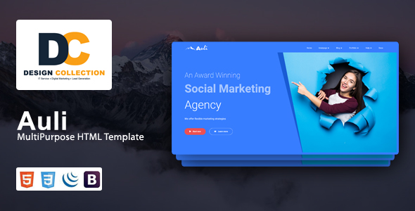 Auli - Multipurpose
                                 HTML Bootstrap 5 Template
