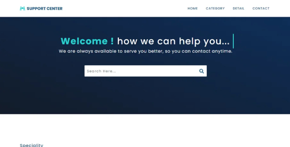 Support Center