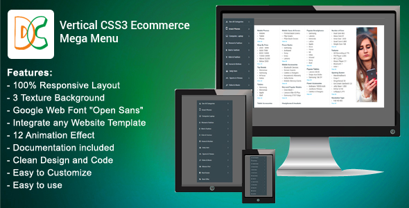 Bigm Bootstrap Responsive Ecommerce Menu