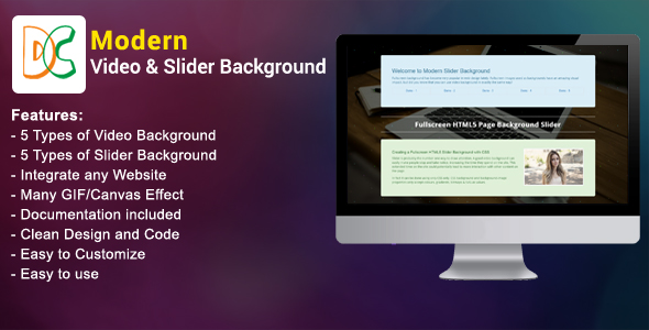 Video Slider Background